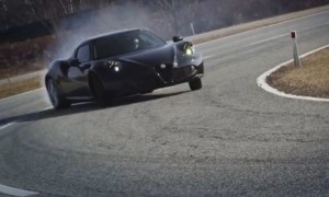 Alfa Romeo 4C: video sulla pista di Balocco