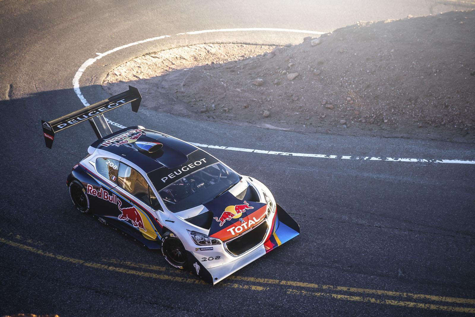 Peugeot 208 T16 Pikes Peak - Test Pikes Peak