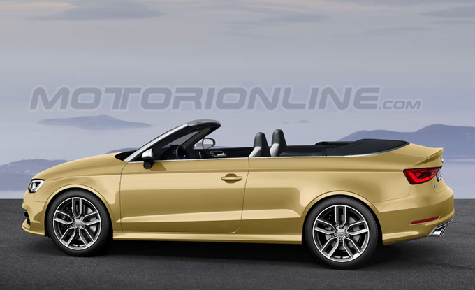 Audi S3 Cabrio 2014, render della nuova “scoperta” di Ingolstadt