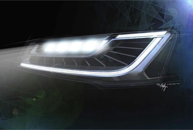 Audi A8 restyling, informazioni sul sistema di illuminazione
