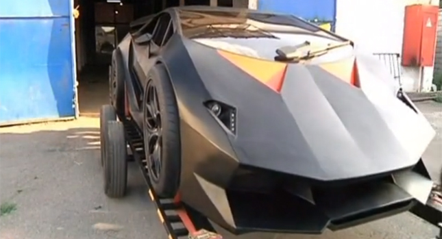 Lamborghini Sesto Elemento, curiosa replica realizzata in Kirghizistan