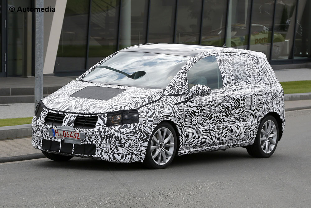 Volkswagen Golf Plus 2014: le prime foto spia