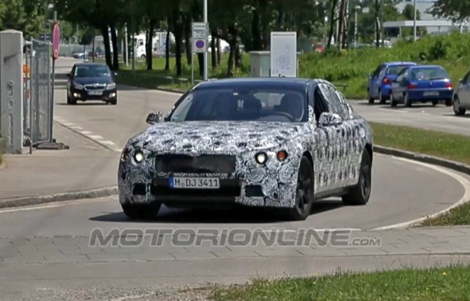 BMW Serie 7 MY 2016, nuovo video spia della prossima generazione