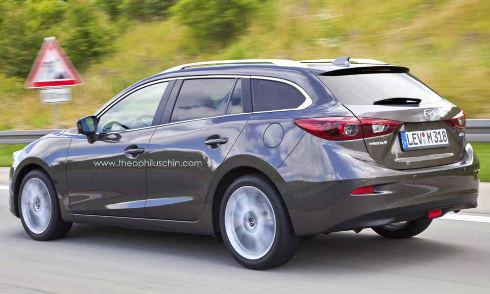 Mazda3, potrebbe essere così la station wagon?