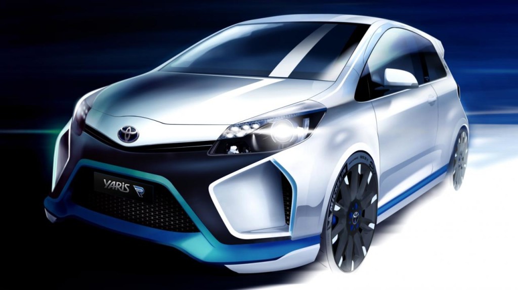 Toyota Yaris Hybrid-R Concept, prima immagine ufficiale
