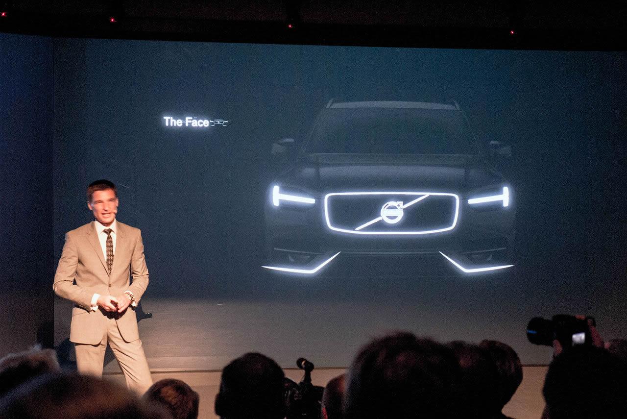 Volvo XC90, teaser durante la presentazione della Concept Coupé