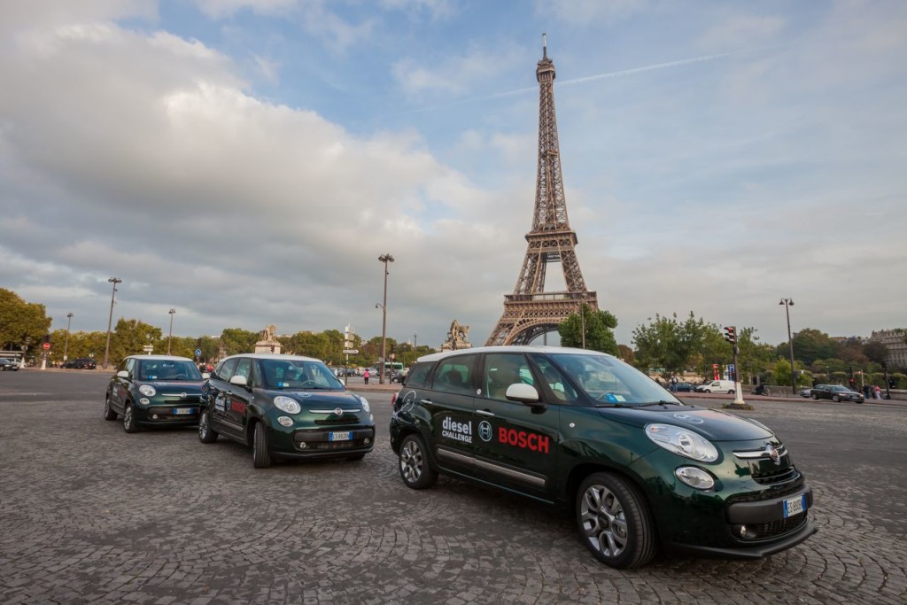 Fiat 500L Living, ottima prova alla Bosch Diesel Challenge