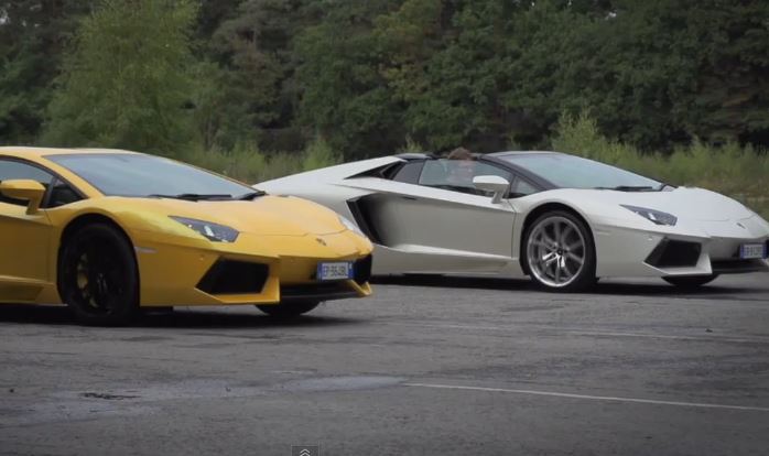 Lamborghini Aventador, Coupé VS Roadster, chi è la più veloce?