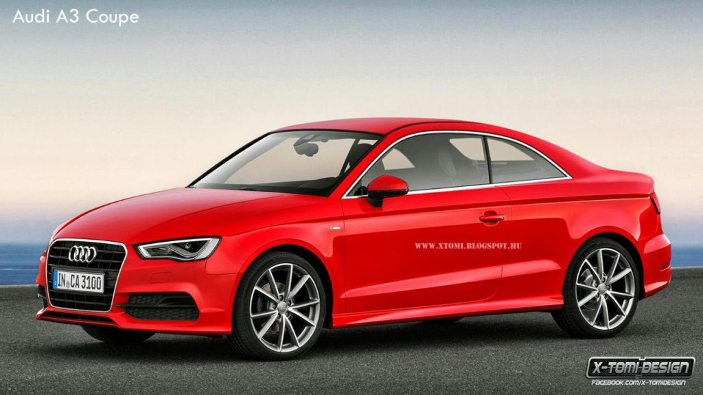 Audi A3, potrebbe essere così la versione coupé?