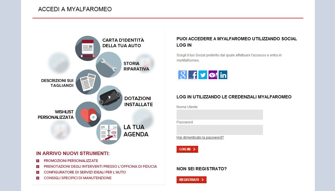My AlfaRomeo, è online la nuova area web dedicata ai clienti del Biscione