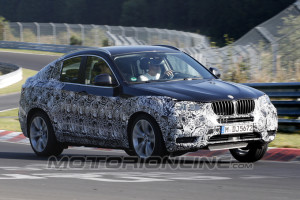 BMW X4 MY 2014, video spia del modello di serie attendendo Detroit