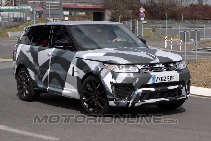 Range Rover Sport RS MY 2014, il prototipo si esibisce in un ultimo video spia