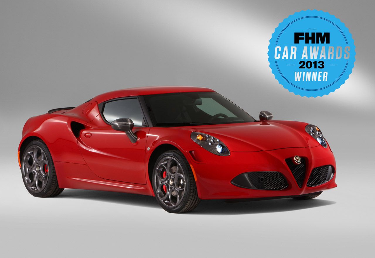 Alfa Romeo 4C eletta “Car of the Year 2013” dal magazine inglese FHM