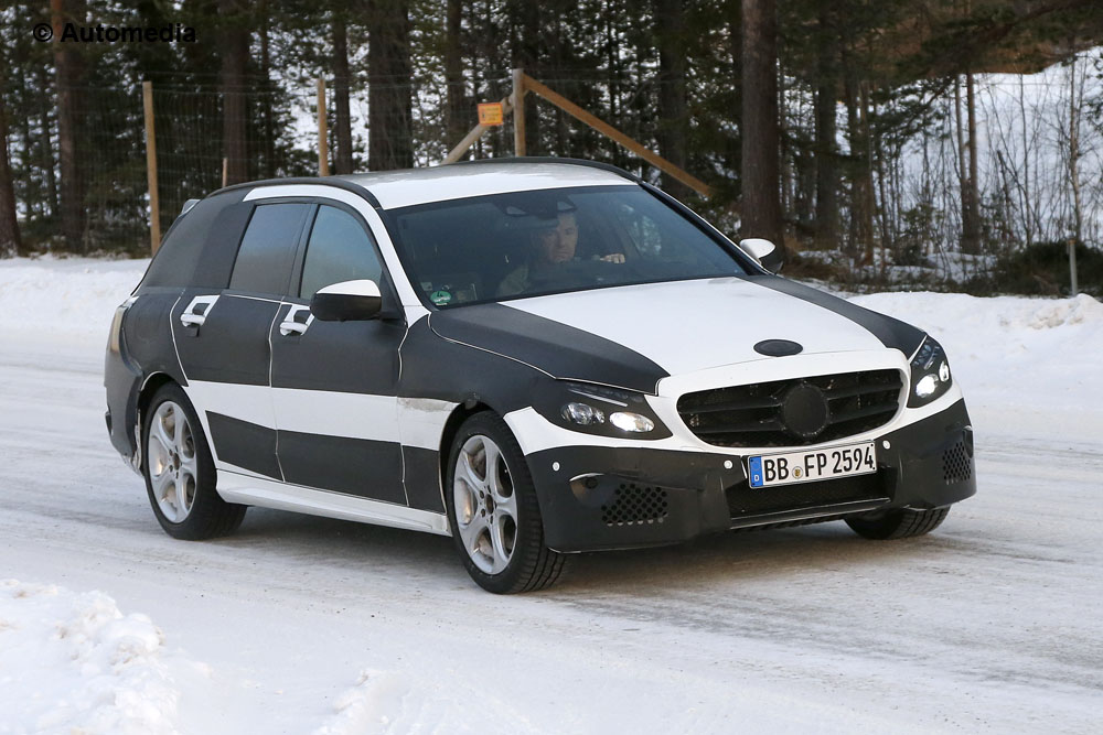 Mercedes Classe C Estate: nuove foto spia sulla neve