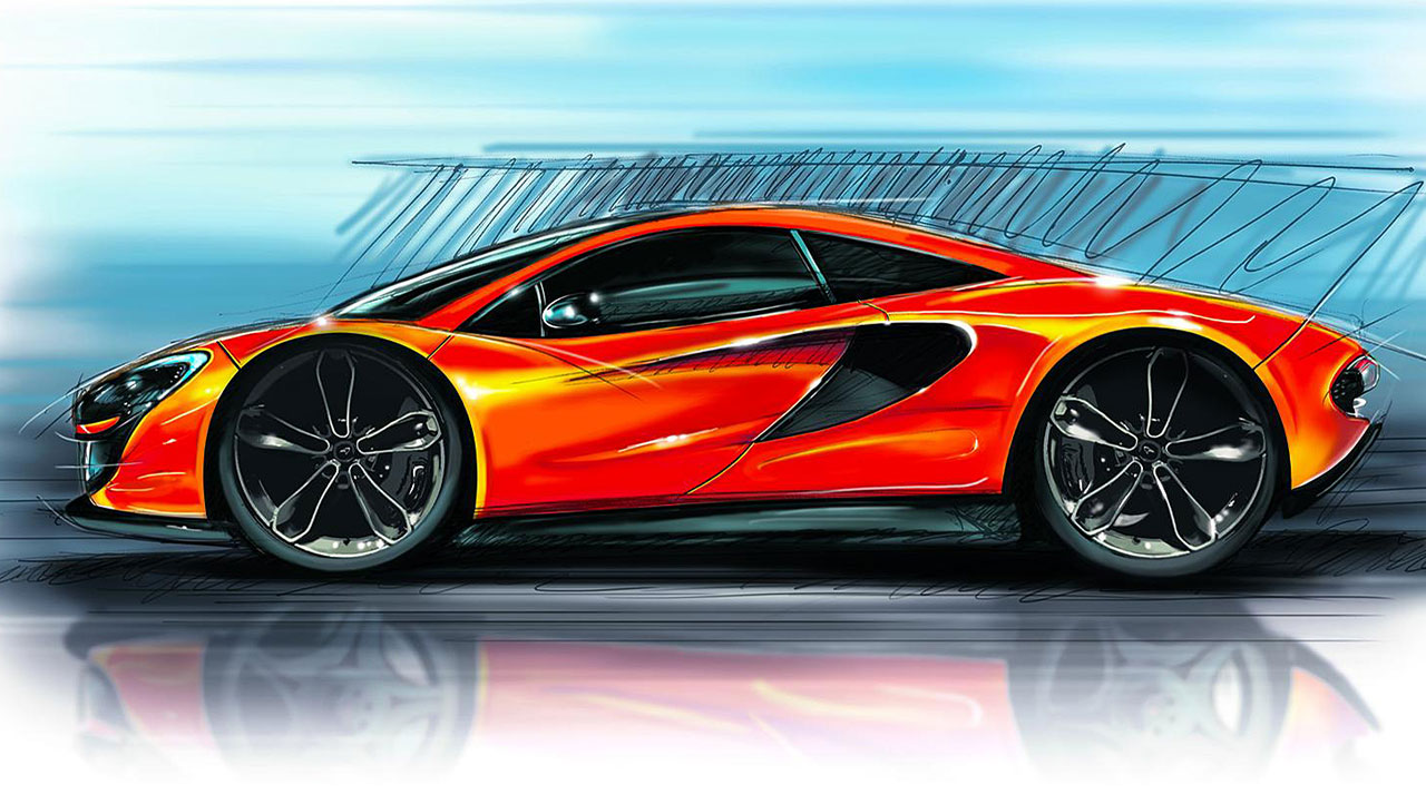McLaren P13, primo bozzetto ufficiale