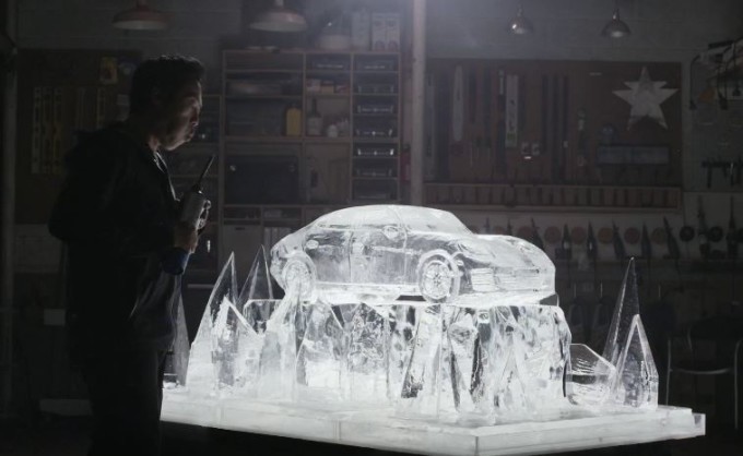 Porsche Panamera nata dal ghiaccio