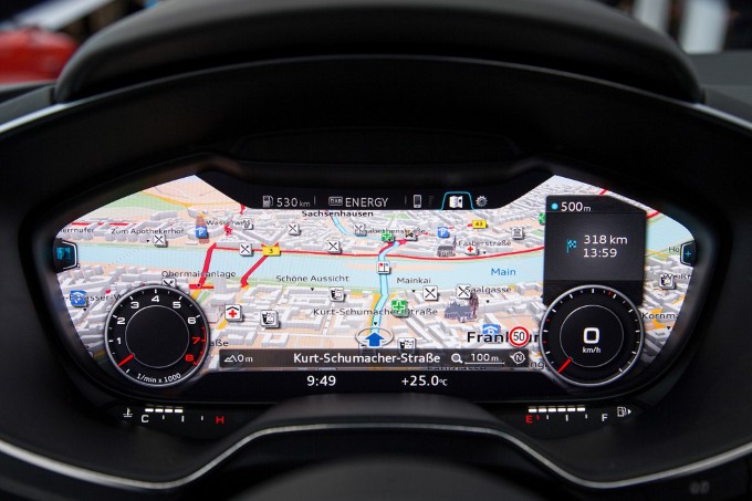 Audi TT 2015, il quadro strumenti sarà digitale