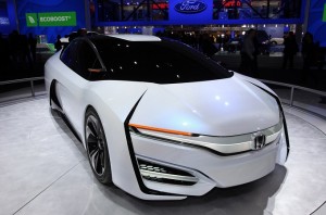 Honda FCEV Concept: le foto LIVE del prototipo a idrogeno presentato al Salone di Detroit 2014