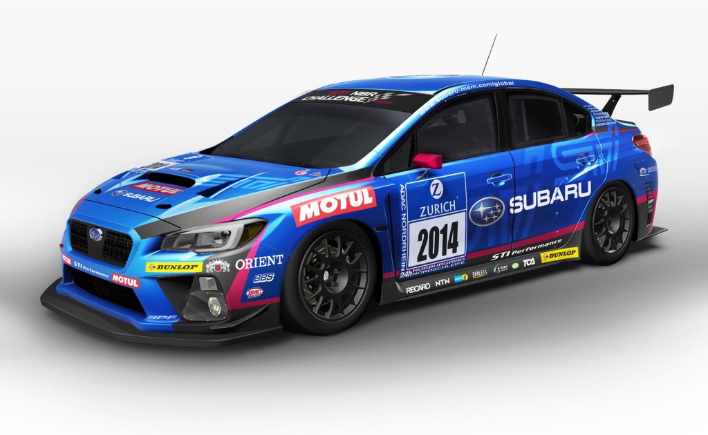 Subaru WRX STi, versione da gara per la 24 Ore del Nürburgring