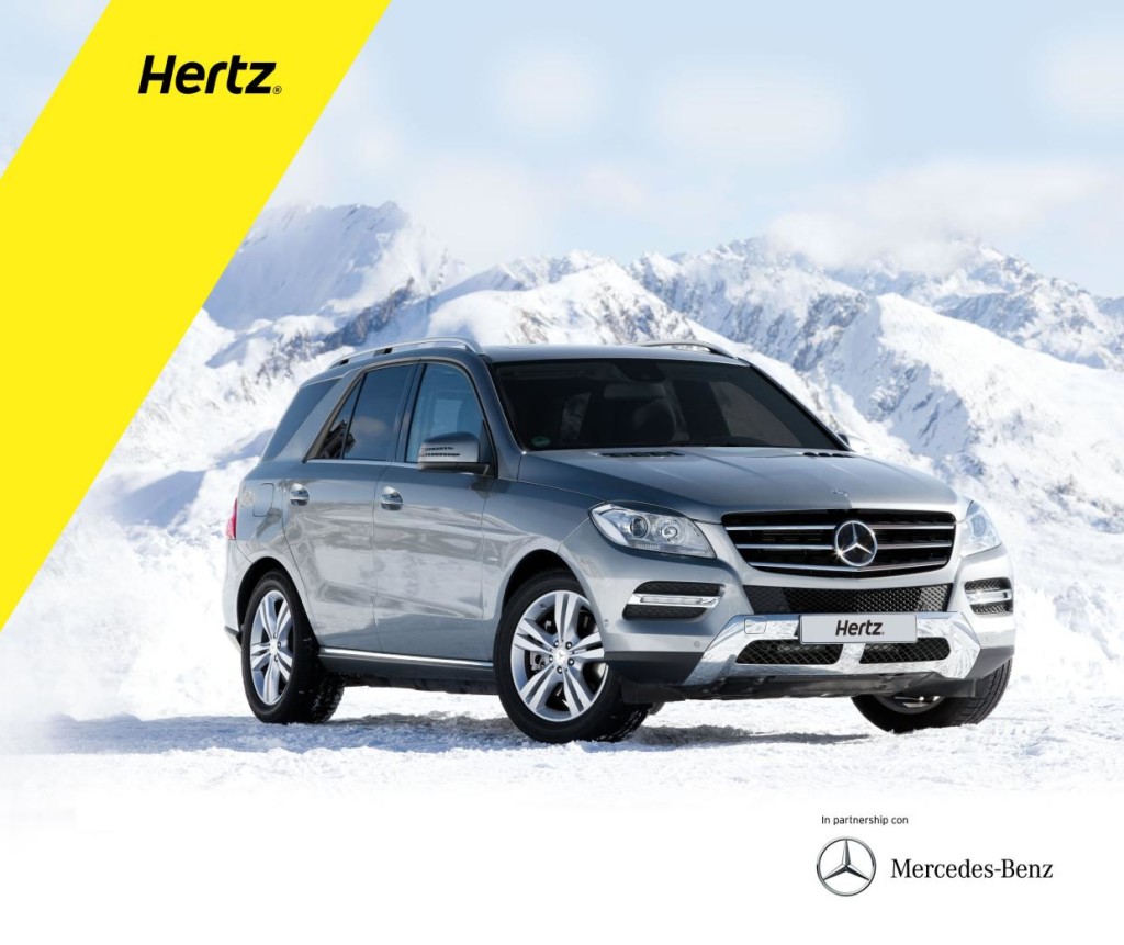 Mercedes, versioni 4Matic anche per i clienti Hertz