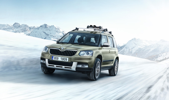 Skoda Yeti 4×4 protagonista tra le montagne con il Tour Neve