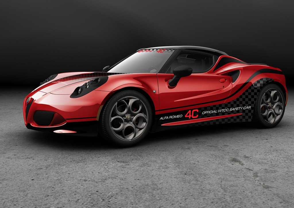Alfa Romeo 4C sarà Safety Car del FIA WTCC 2014