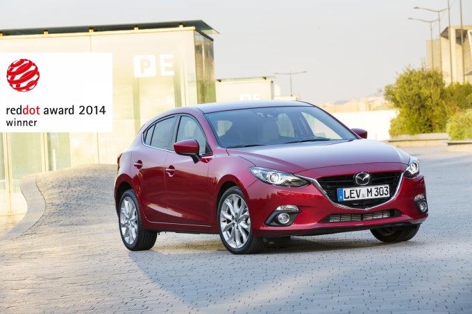 Nuova Mazda3 premiata con il “Red Dot Award: Product Design 2014”