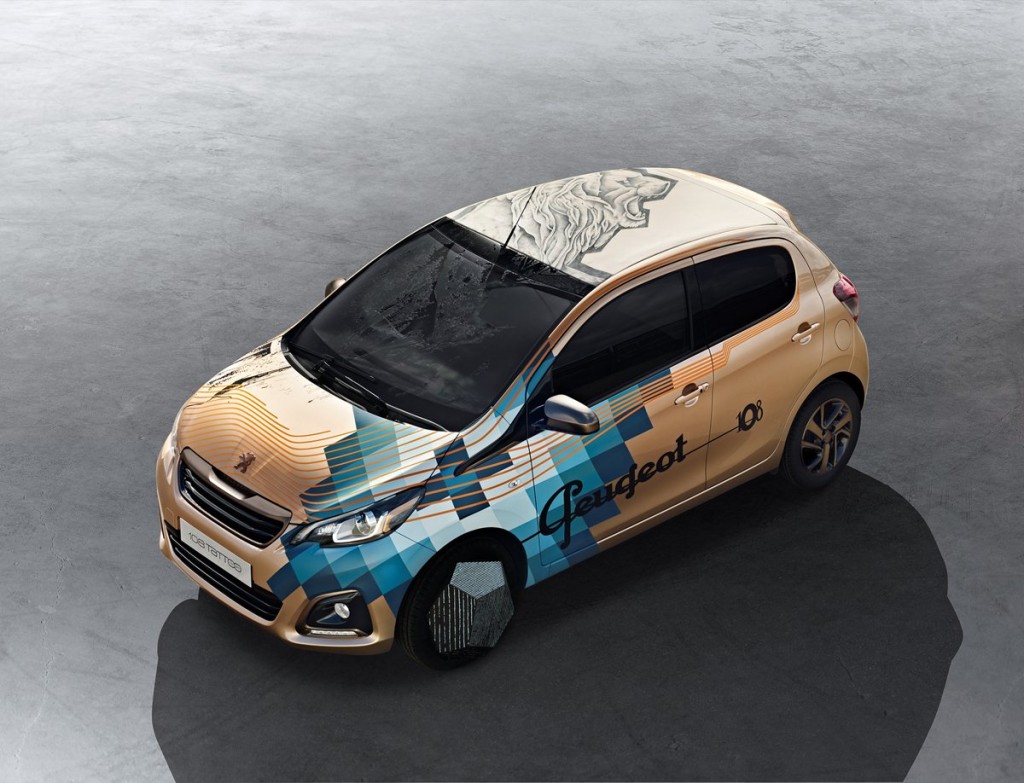 Peugeot 108 Tattoo Concept, il Leone sulla pelle della nuova city car