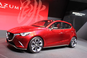 Mazda Hazumi: foto Live a Ginevra della concept che prefigura la nuova Mazda2