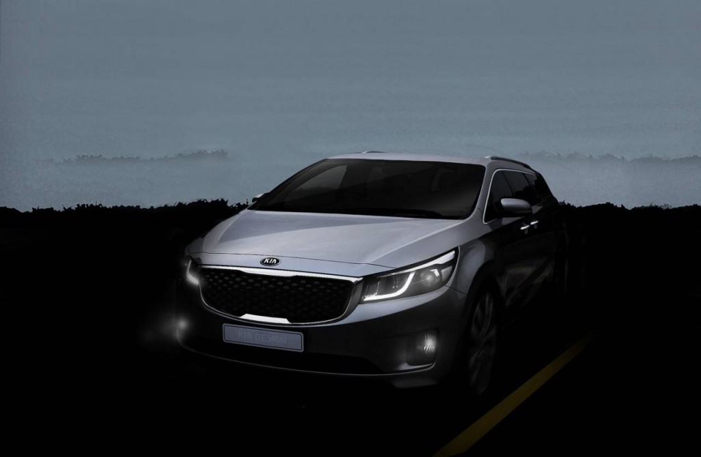 Kia Carnival 2015, l’MPV 8 posti svelato nel primo teaser