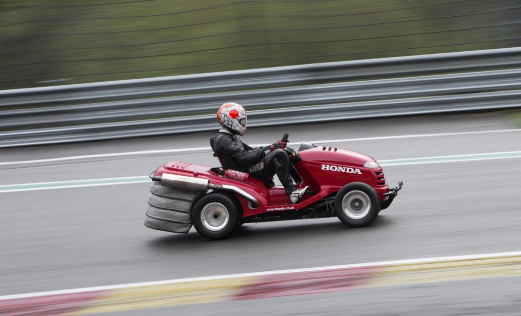 Honda porta la Mean Mower sul circuito di Spa-Francorchamps