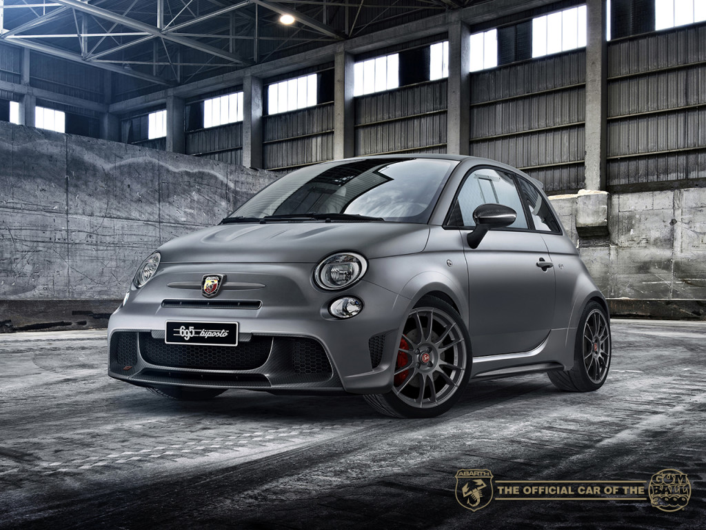 Abarth 695 biposto, debutto ufficiale alla “Gumball 3000 2014”