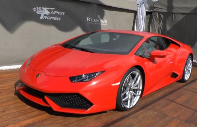 Lamborghini Huracan filmata a Silverstone