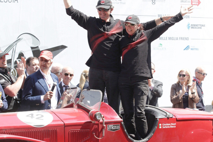Mille Miglia 2014, trionfo di Mozzi-Biacca a bordo di Lancia Lambda