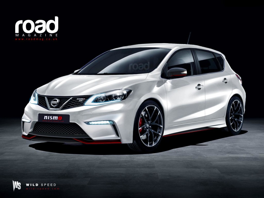 Nissan Pulsar Nismo RS, rendering della compatta giap tutto pepe