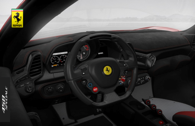Ferrari 458 Speciale “su misura” con il nuovo car configurator