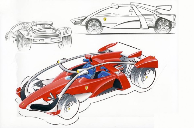 Ferrari Desert Buggy, l’originale monoposto da “divertimento” rimasta nel cassetto