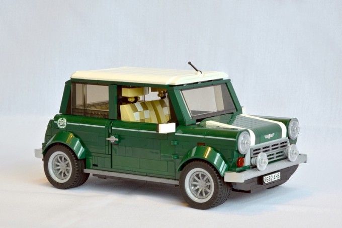 MINI Cooper classica, modellino fatto coi mattoncini Lego