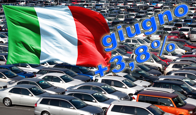 Mercato auto Italia: immatricolazioni a +3,8% a giugno, finalmente si respira