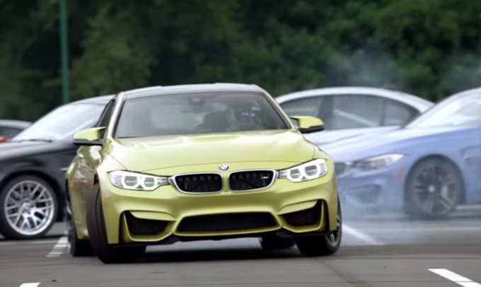 BMW M4: spettacolare video mostra le sue doti nel drifting