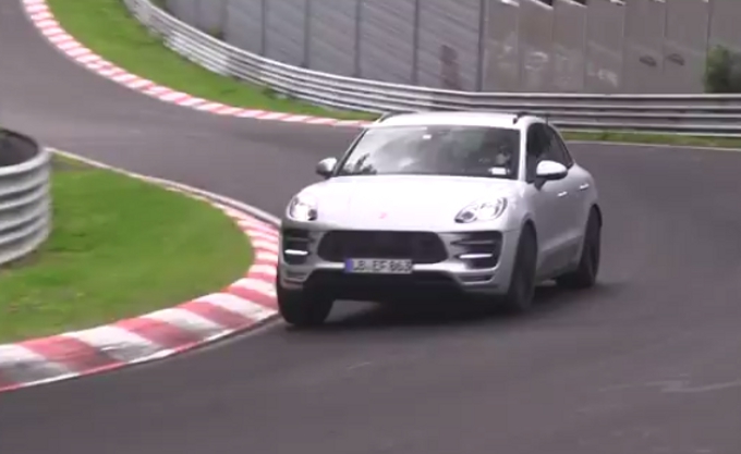 Porsche Macan GTS: video di un prototipo in azione sul Nurburgring