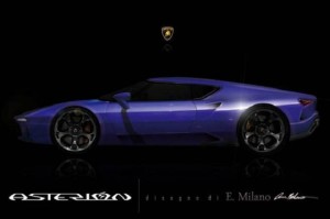 Lamborghini Asterion, il primo rendering sul teaser del nuovo modello del Toro