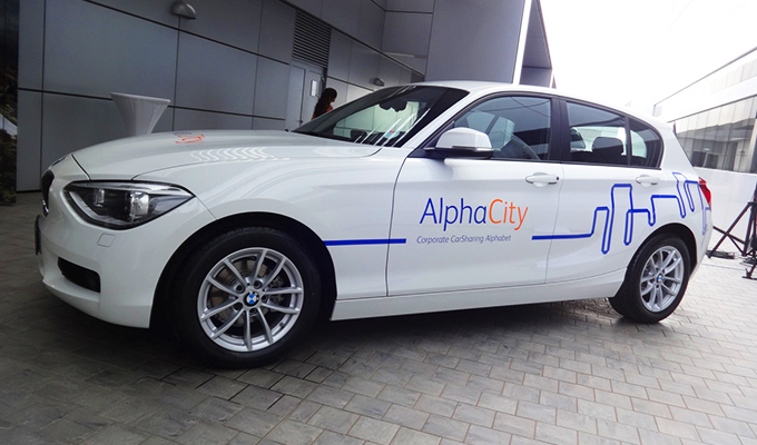 AlphaCity, BMW presenta il suo nuovo car sharing per le aziende