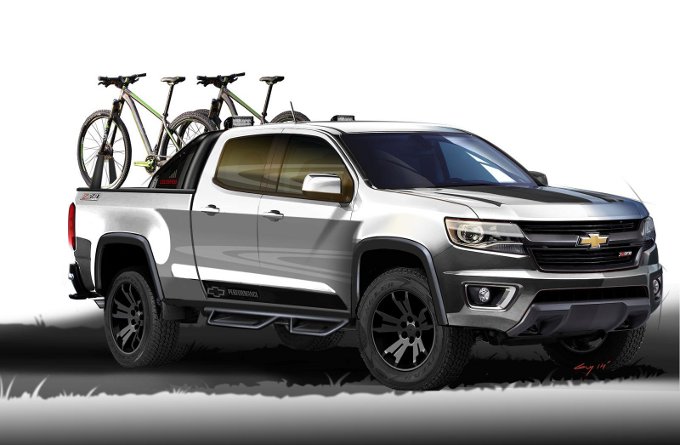 Chevrolet Colorado Sport concept, off-road yankee tutto muscoli