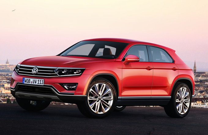 Volkswagen Tiguan CC: il rendering del Cross Coupè che potrebbe debuttare nel 2016