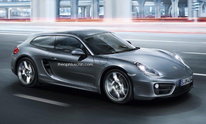 Porsche Cayvan: rendering di una improbabile Cayman Shooting Brake