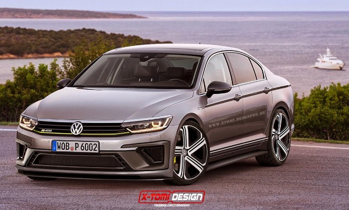 Volkswagen Passat R400, rendering della super berlina