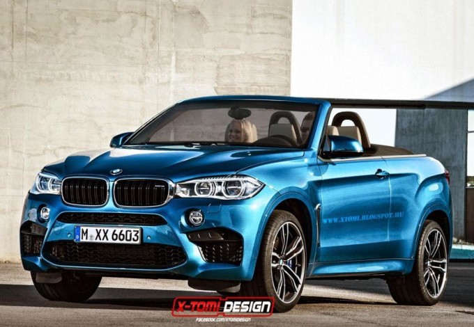 BMW X6 M Cabrio, il SUV high-performance abbandona il tetto … ma solo per rendering