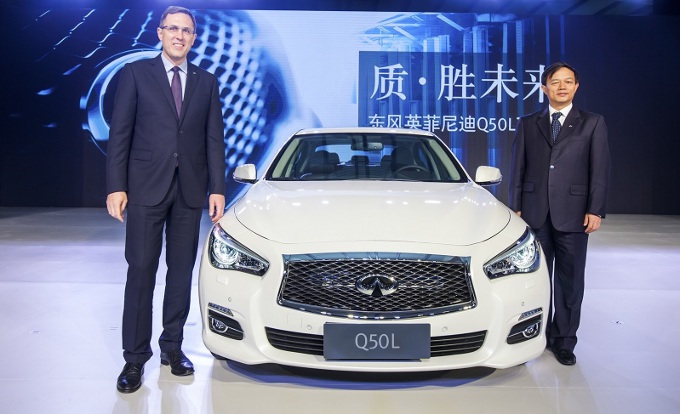 Infiniti Q50L, parte la produzione in Cina