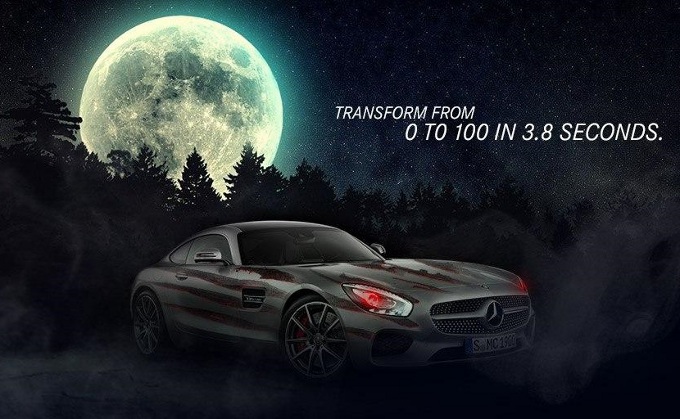 Mercedes AMG GT, abito tenebroso per Halloween